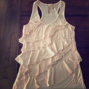 Ruffled tank